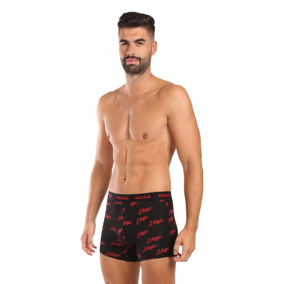 3PACK többszínű HUGO férfi boxeralsó (50517887 984)