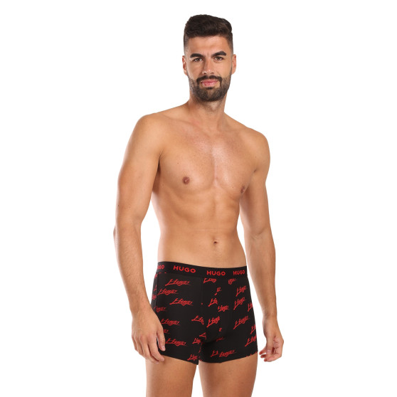 3PACK többszínű HUGO férfi boxeralsó (50517887 984)