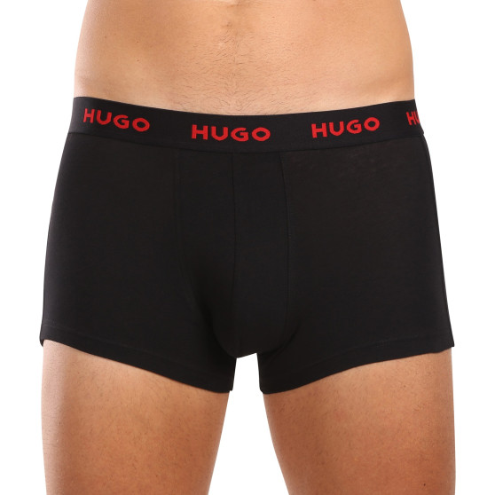 3PACK többszínű HUGO férfi boxeralsó (50517894 980)