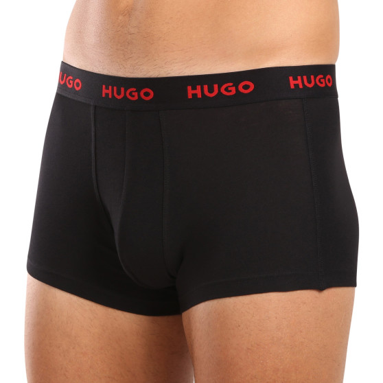 3PACK többszínű HUGO férfi boxeralsó (50517894 980)