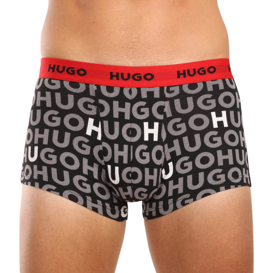 3PACK többszínű HUGO férfi boxeralsó (50517894 980)