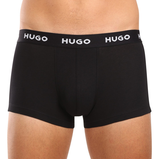 3PACK többszínű HUGO férfi boxeralsó (50517894 980)