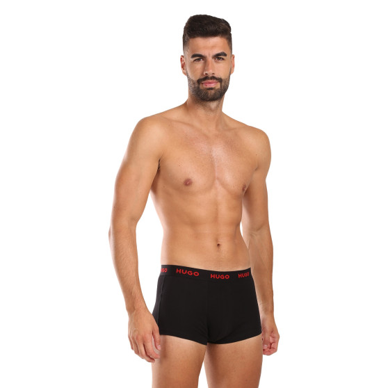 3PACK többszínű HUGO férfi boxeralsó (50517894 980)