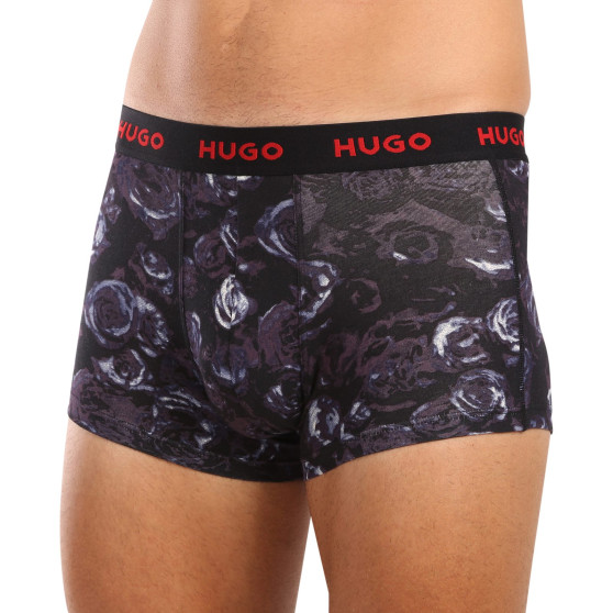 3PACK többszínű HUGO férfi boxeralsó (50517894 982)