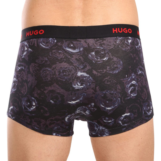 3PACK többszínű HUGO férfi boxeralsó (50517894 982)