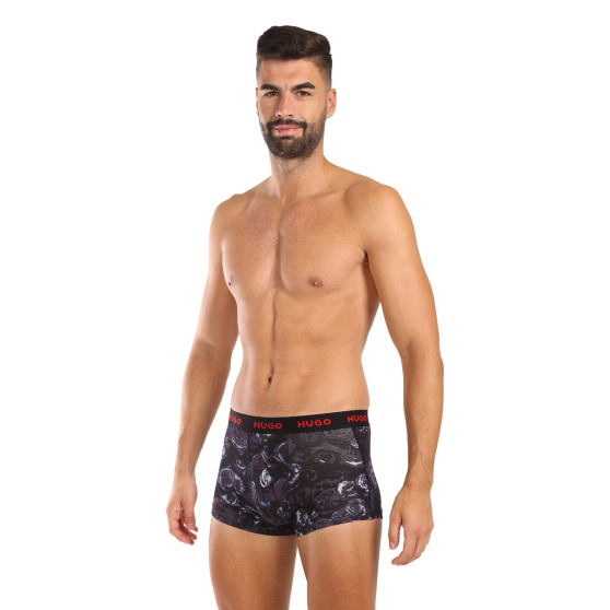 3PACK többszínű HUGO férfi boxeralsó (50517894 982)