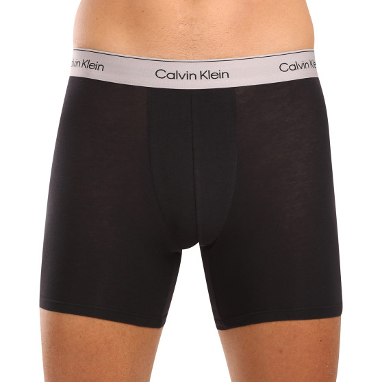 3PACK fekete Calvin Klein férfi boxeralsó (NB3964A-U2Y)