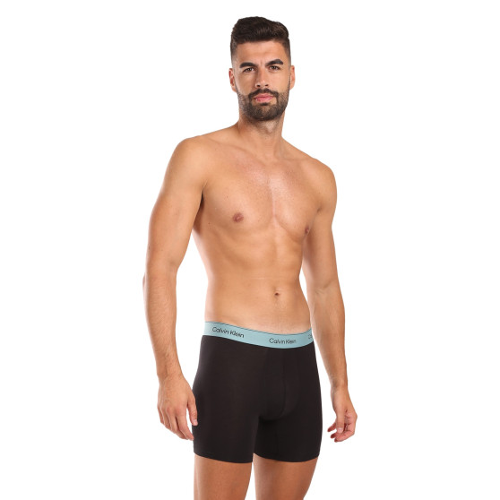 3PACK fekete Calvin Klein férfi boxeralsó (NB3964A-U2Y)