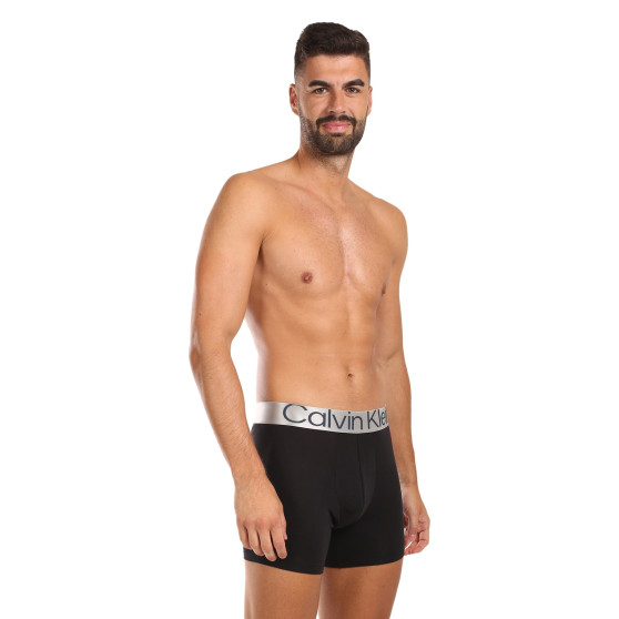 3PACK fekete Calvin Klein férfi boxeralsó (NB3131A-PZE)