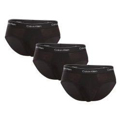 3PACK Fekete Calvin Klein férfi slip alsónadrág (NB3962A-TM6)