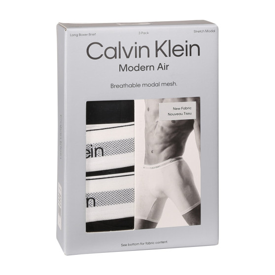 3PACK fekete Calvin Klein férfi boxeralsó (NB3955A-UB1)