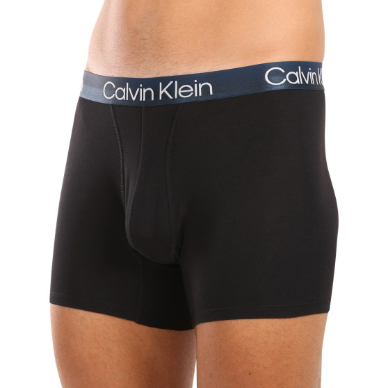 3PACK fekete Calvin Klein férfi boxeralsó (NB2971A-PZI)