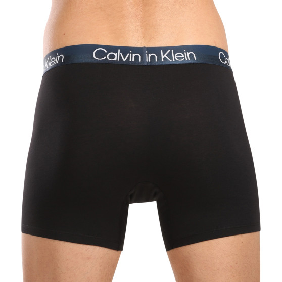 3PACK fekete Calvin Klein férfi boxeralsó (NB2971A-PZI)