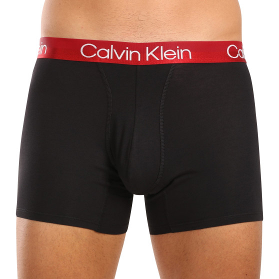 3PACK fekete Calvin Klein férfi boxeralsó (NB2971A-PZI)