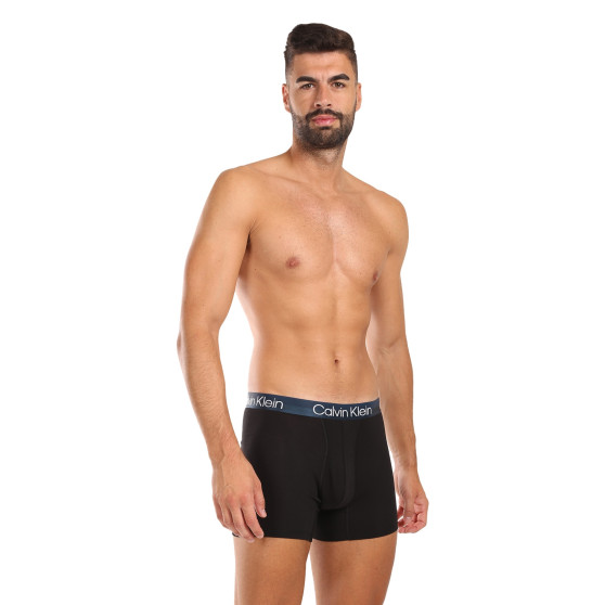 3PACK fekete Calvin Klein férfi boxeralsó (NB2971A-PZI)