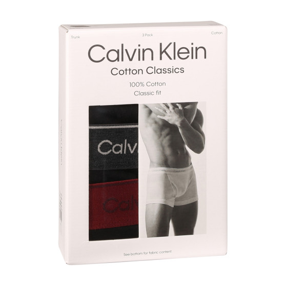 3PACK fekete Calvin Klein férfi boxeralsó (NB4002A-PRU)