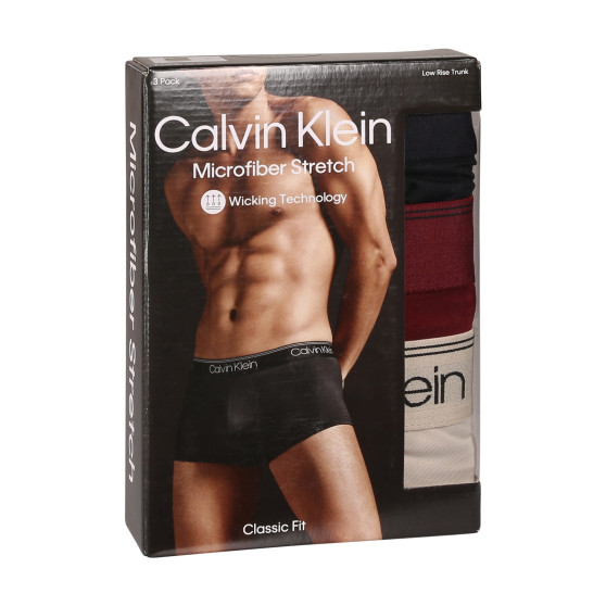 3PACK többszínű Calvin Klein férfi boxeralsó (NB2569A-Q11)