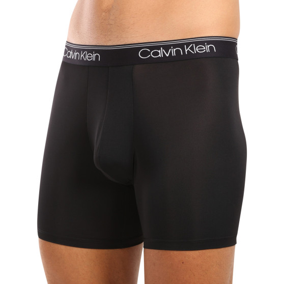 3PACK fekete Calvin Klein férfi boxeralsó (NB2570A-Q84)