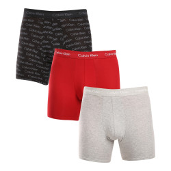 3PACK többszínű Calvin Klein férfi boxeralsó (NB3057A-QYP)