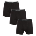 3PACK fekete Calvin Klein férfi boxeralsó (NB4003A-001)