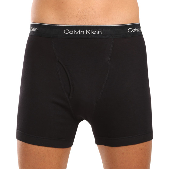 3PACK fekete Calvin Klein férfi boxeralsó (NB4003A-001)