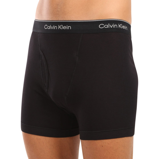 3PACK fekete Calvin Klein férfi boxeralsó (NB4003A-001)