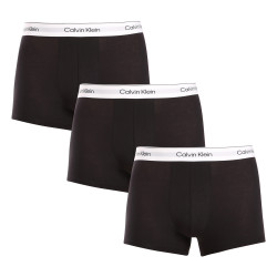 3PACK fekete Calvin Klein férfi boxeralsó (NB3963A-UB1)