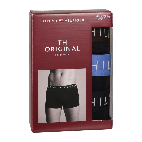 3PACK sötétkék Tommy Hilfiger férfi boxeralsó (UM0UM03181 0X0)