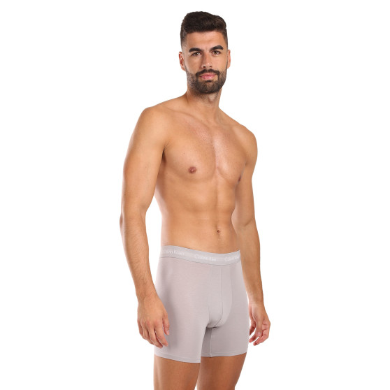 3PACK többszínű Calvin Klein férfi boxeralsó (NB1770A-QRH)